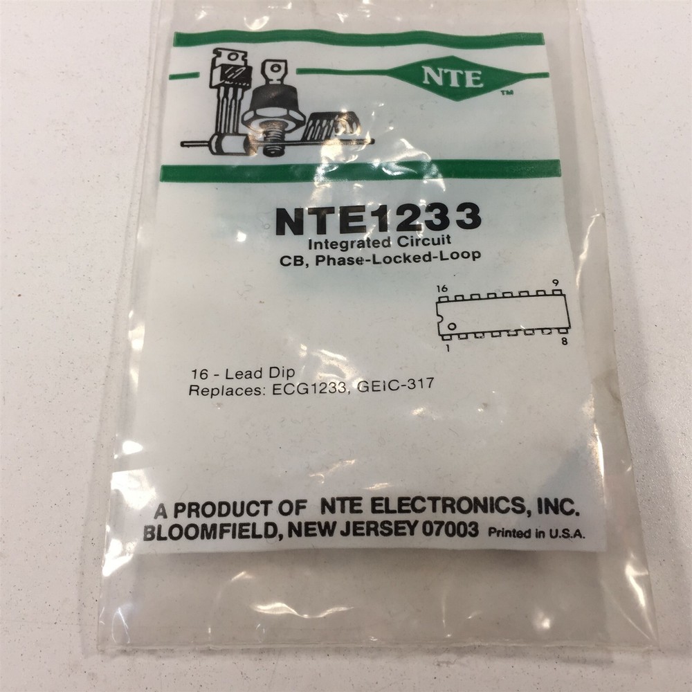 (1) NTE NTE1233 Integrated Circuit Frequency Synthesizer