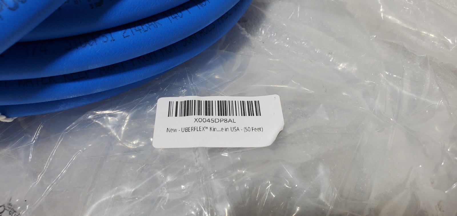 UBERFLEX Kink Resistant Pressure Washer Hose 1/4" x 50' 3,100 PSI