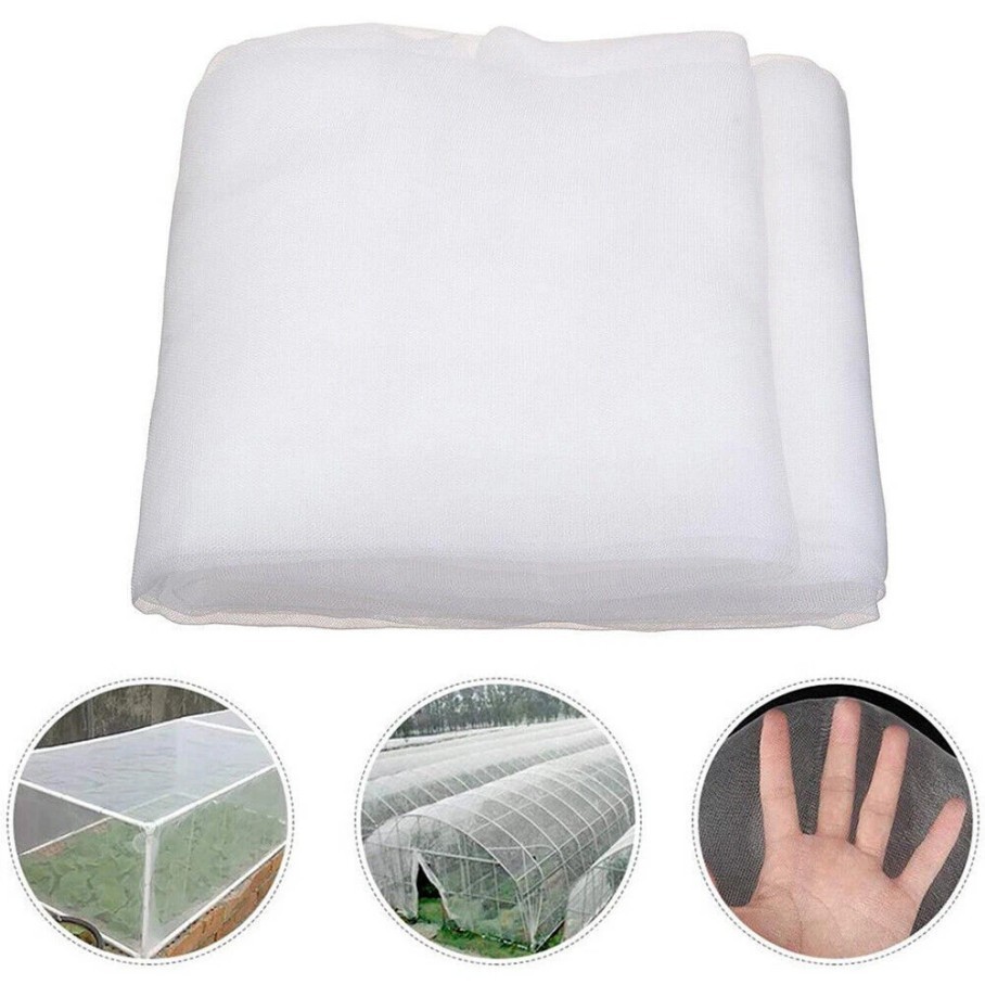 10*50ft Mosquito Garden Bug Insect Netting Barrier Bird Net Plant Protect Mesh/