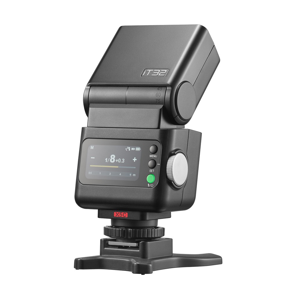 Godox IT32 TTL Camera Flash with X5F Flash Trigger for Fuji Rotatable Flash Head