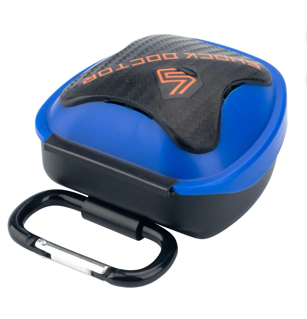 SHOCK DOCTOR SPORT MouthGuard Case Ventilated Universal • Blue