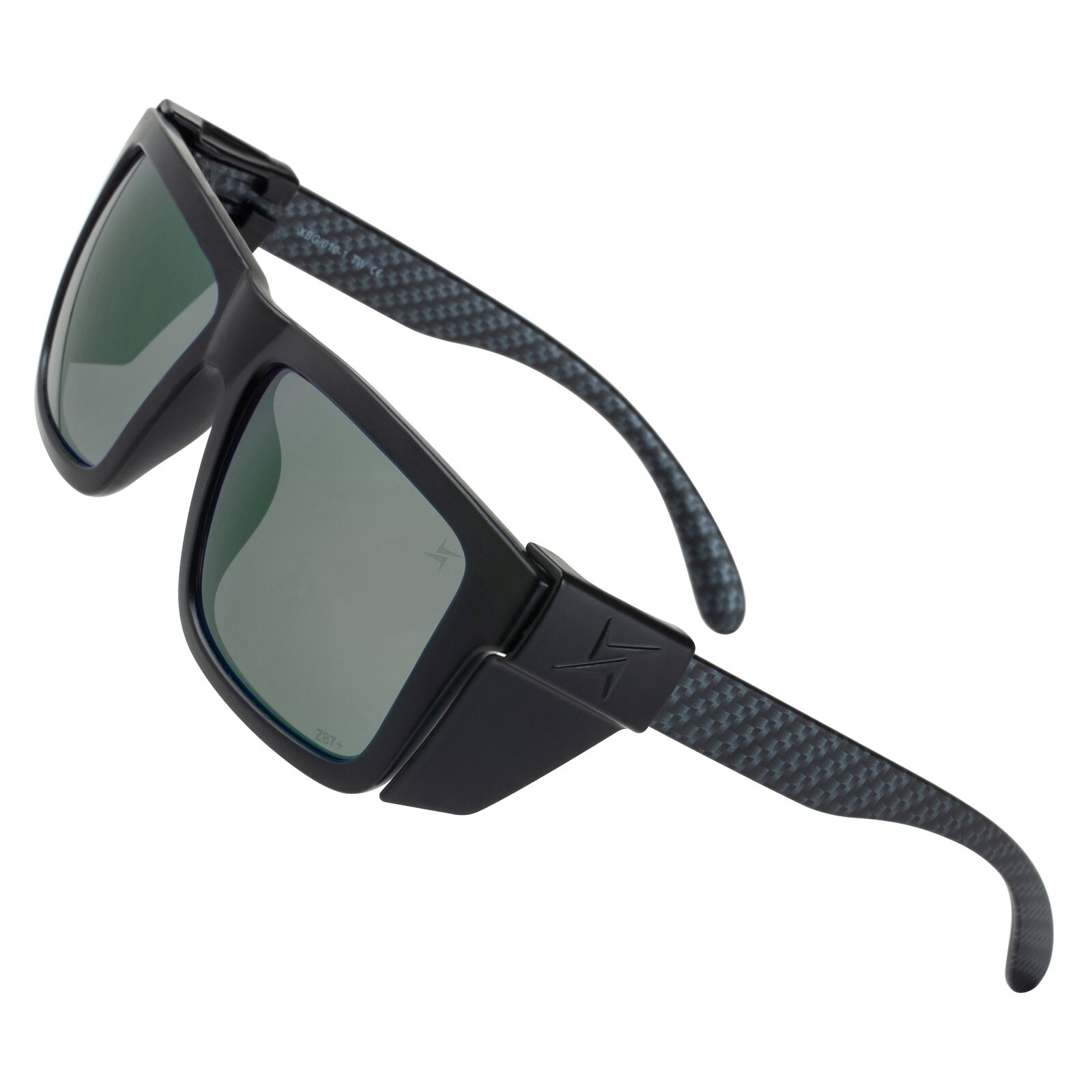 X Power ANSI Z87+ Weekenders XL Safety Sunglasses and Side Shield Combo, UV 400