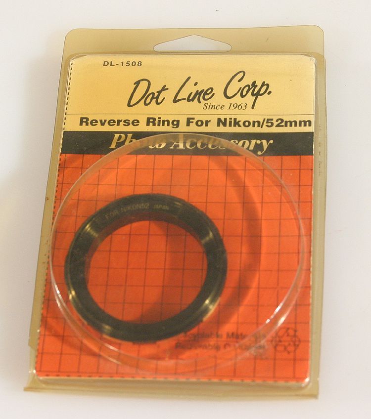 NIKON 52MM REVERSE RING, NEW IN PACKAGE