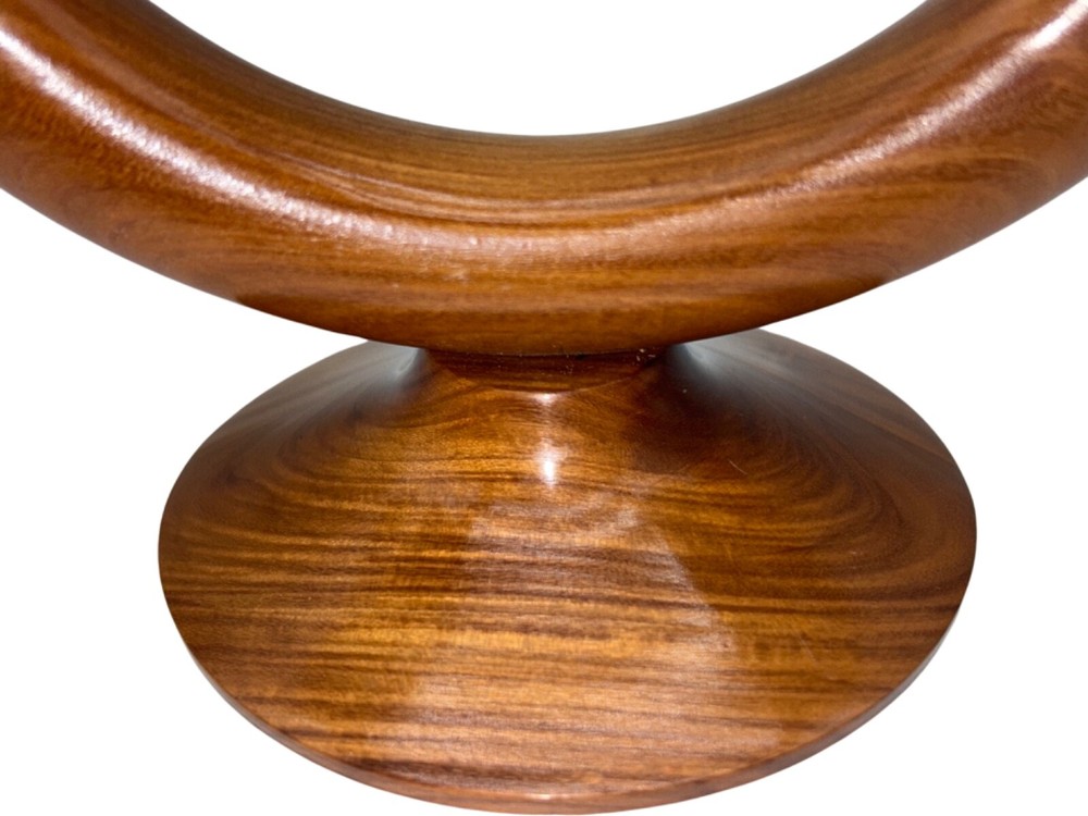 Wooden Candlelabra Two Arm