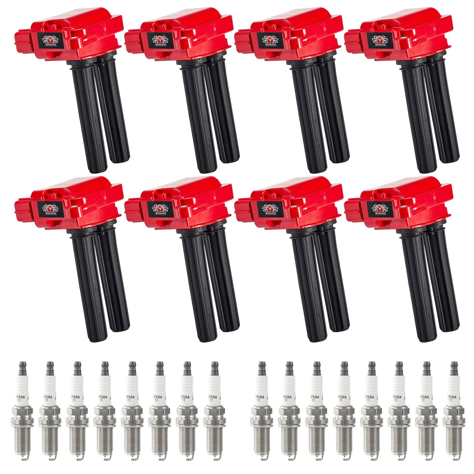 8 Energy Ignition Coil & 16 Iridium Spark Plug for Ram 1500 Dodge Charger 5.7L