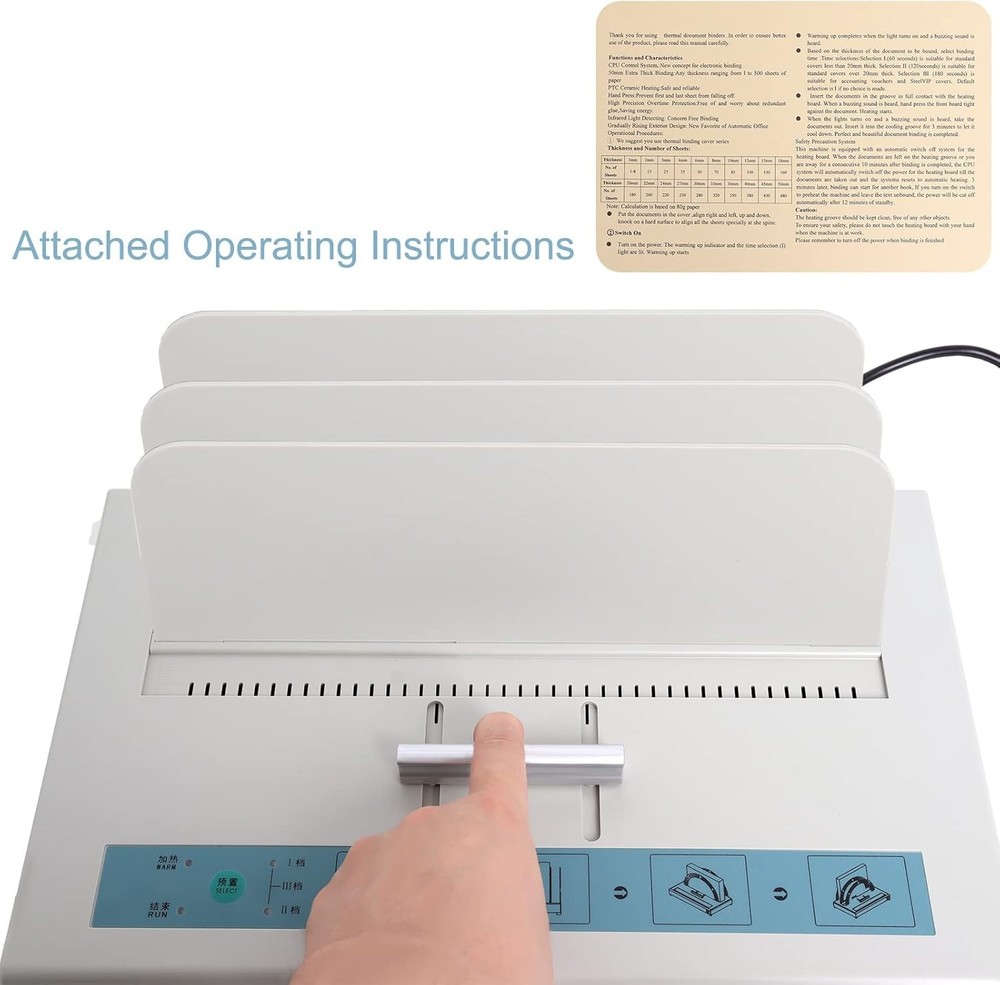 Thermal Binding Machine Book Binder 500 Sheets A3 A4 A5 Document - Mint NEW!!!