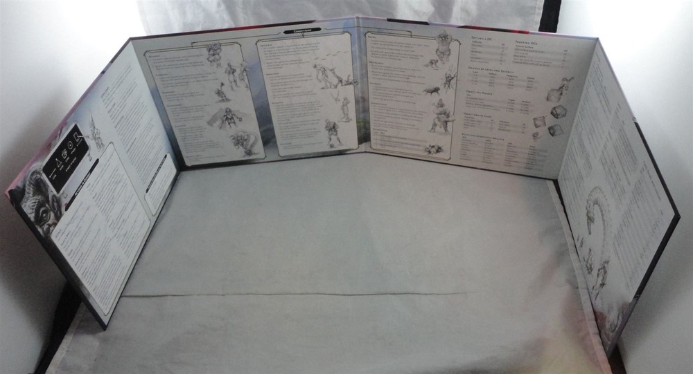 Dungeons & Dragons 5th Ed 5E 4-Panel DM's Dungeon Master's Screen