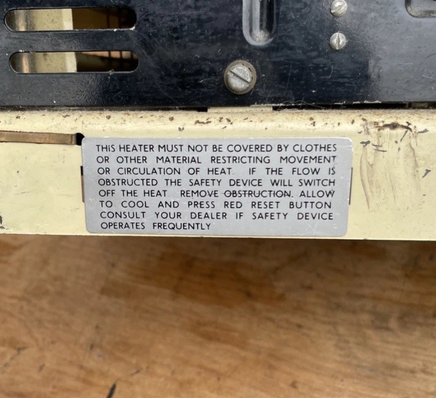 Art Deco Heater Fire HMV gramophone