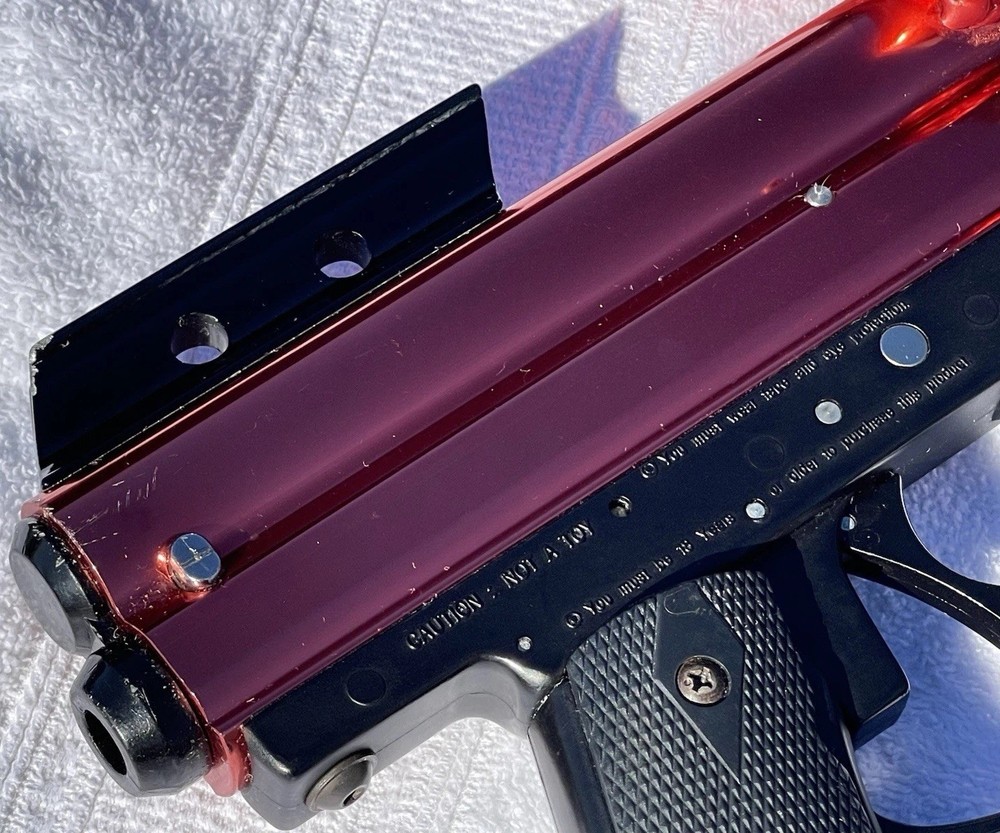 Spyder Compact Deluxe Paintball Gun, Semi-Automatic, Cal. 68, Red Java Edition