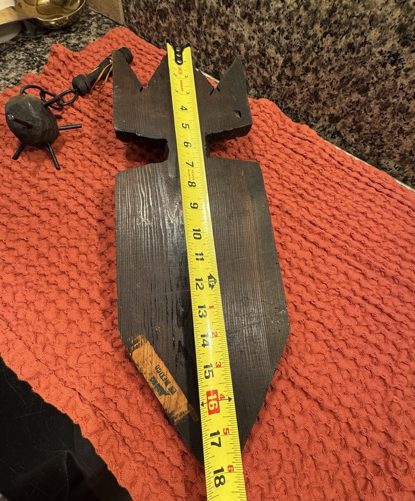 Dungeon Master Medieval Gothic Spiked Mace Wall Plaque Flail Weapons
