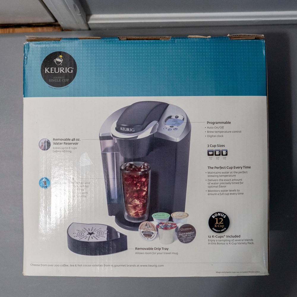 NOS - 2010 Keurig B60 Special Edition Single Brewing System Coffee Maker