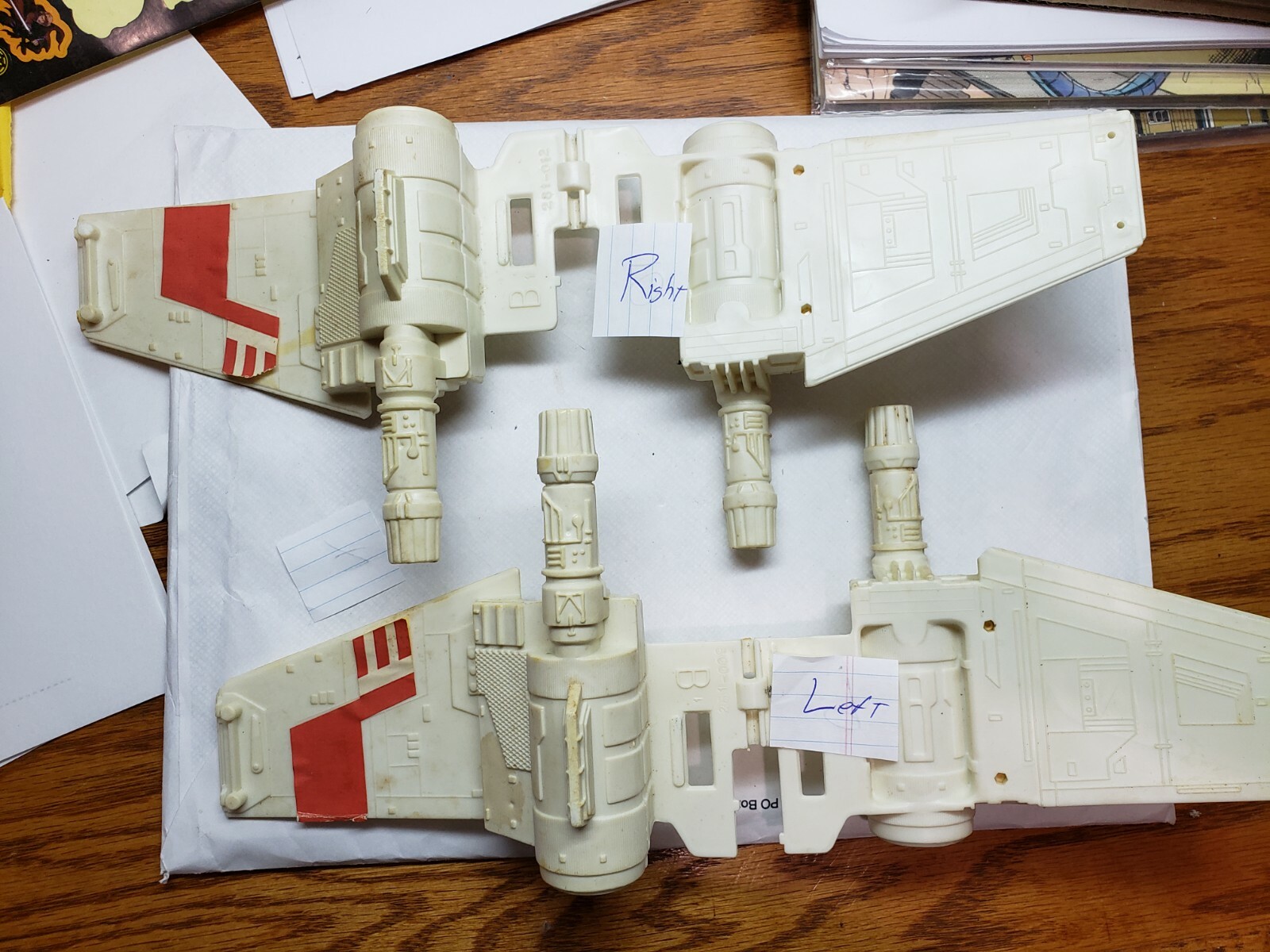 Star Wars Vintage xwing X-wing Parts Electronics Cannons choose Instructions