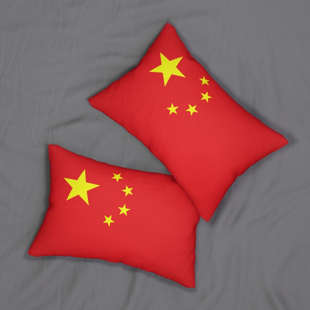 China Flag Lumbar Pillow
