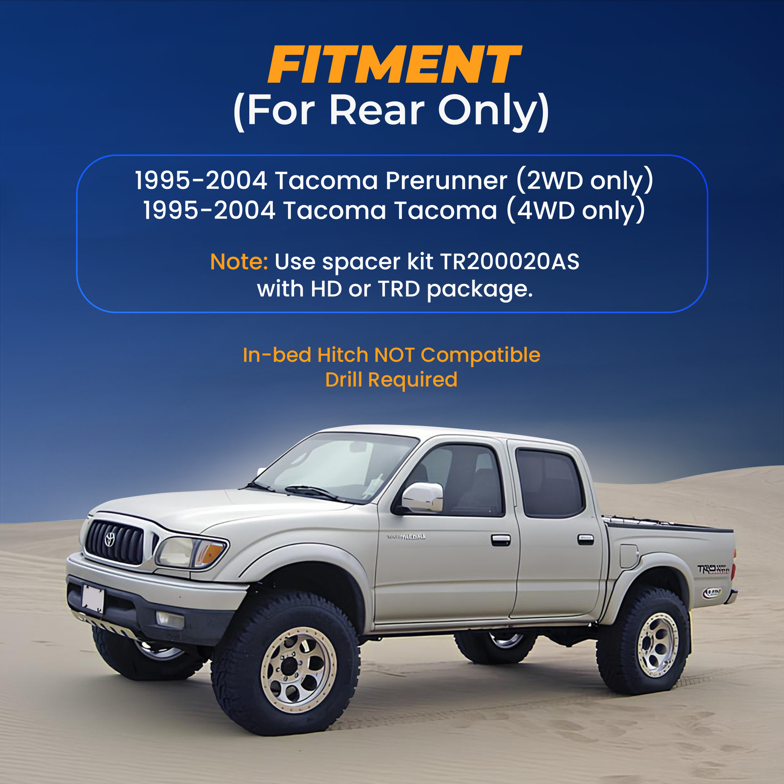 Airbag Air Bag Suspension for 1995-2004 Toyota Tacoma PreRunner 4WD only