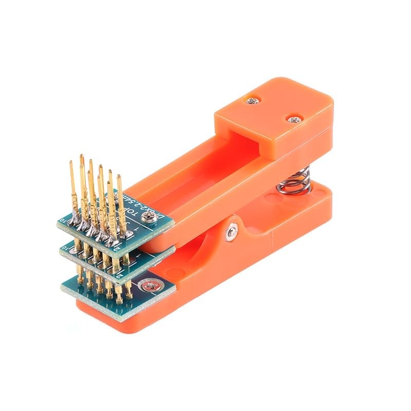 Test Clip Module 2PCS 2.54mm 5Pin PCB Programming Clip with Wire