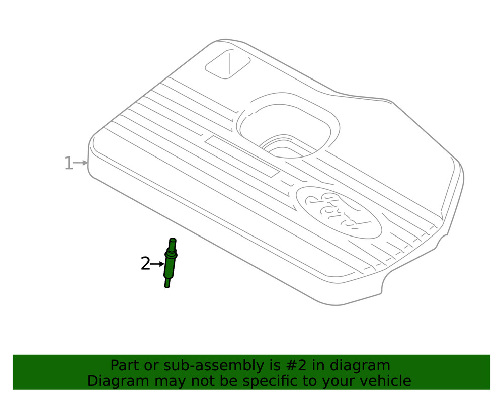 Genuine Ford Engine Cover Stud W714647-S450B