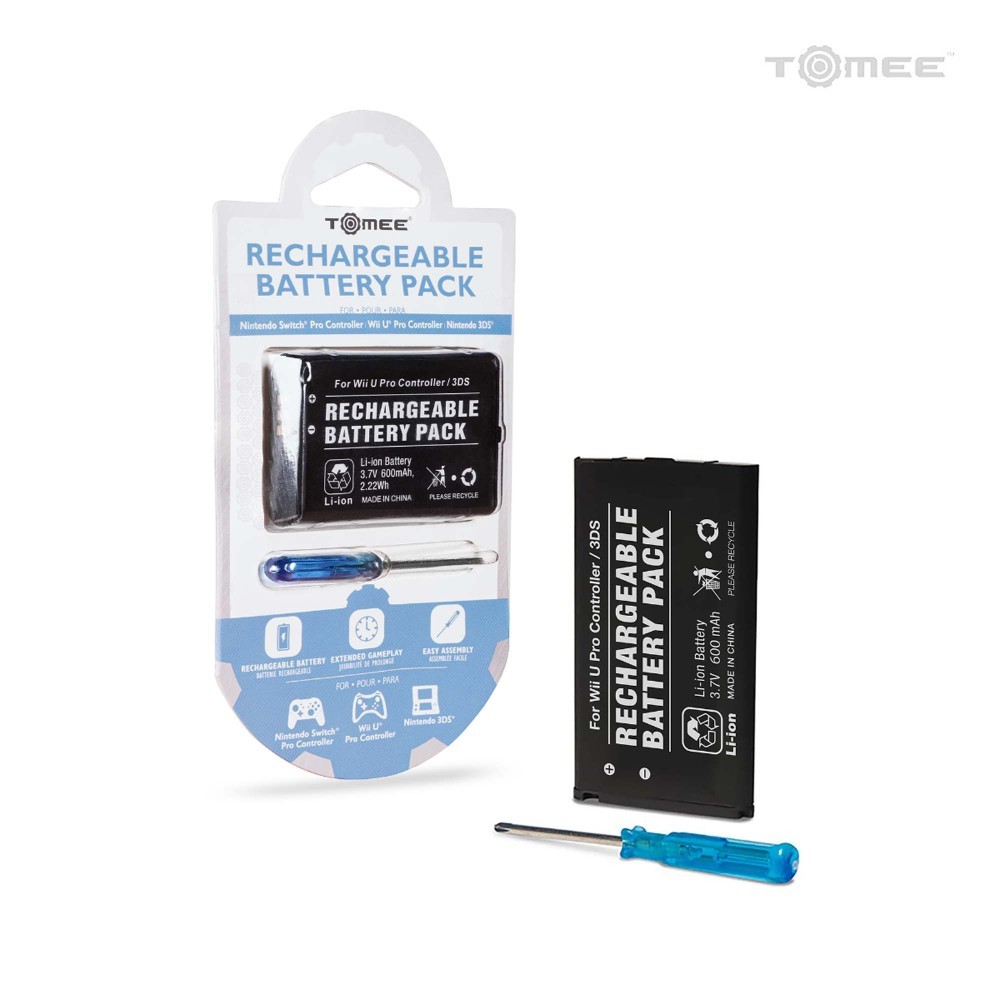 Hyperkin Tomee Rechargeable Battery Pack - Switch, Wii U Pro Controller, 3DS NEW
