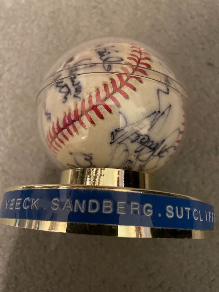 1985 Chicago Diamond Dinner Auto. Program + Associated Auto baseball