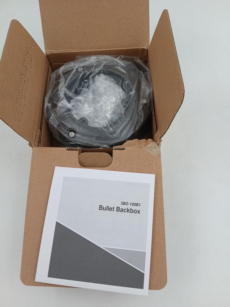 SBO-100B1 Bullet Backbox Junction Box Gray Security Camera Outdoor Mount Base