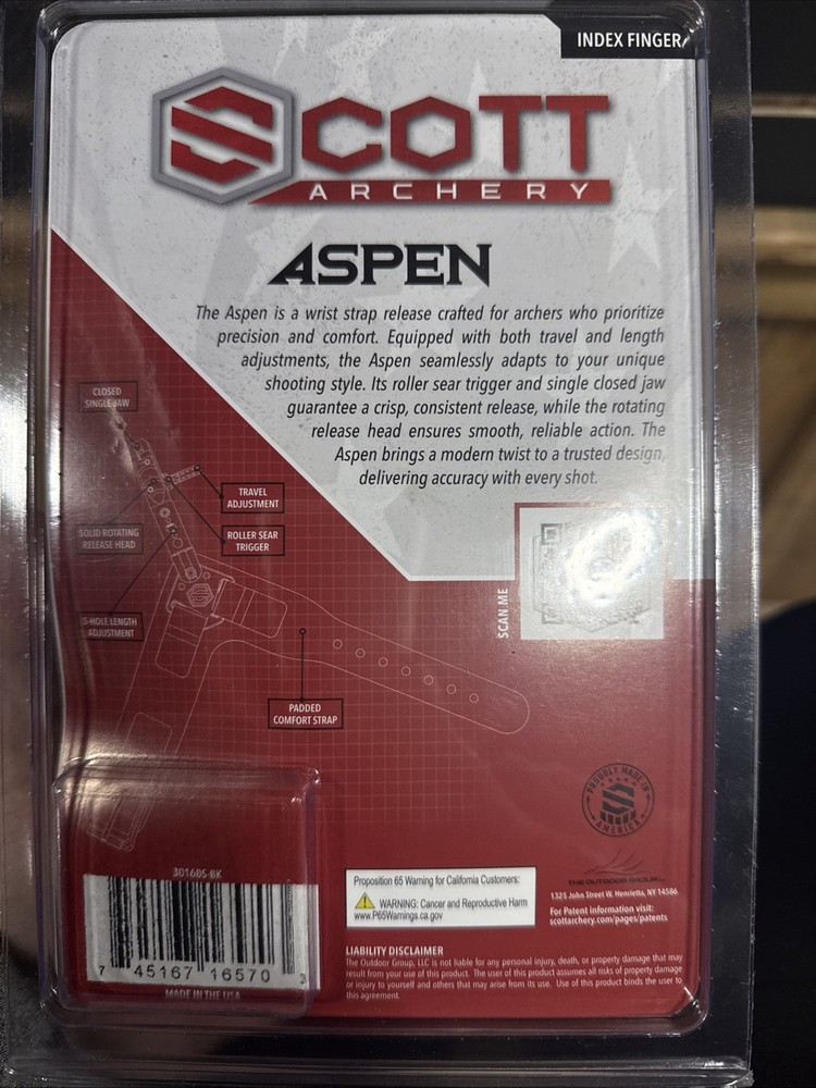 Scott Archery Aspen Index Finger Release