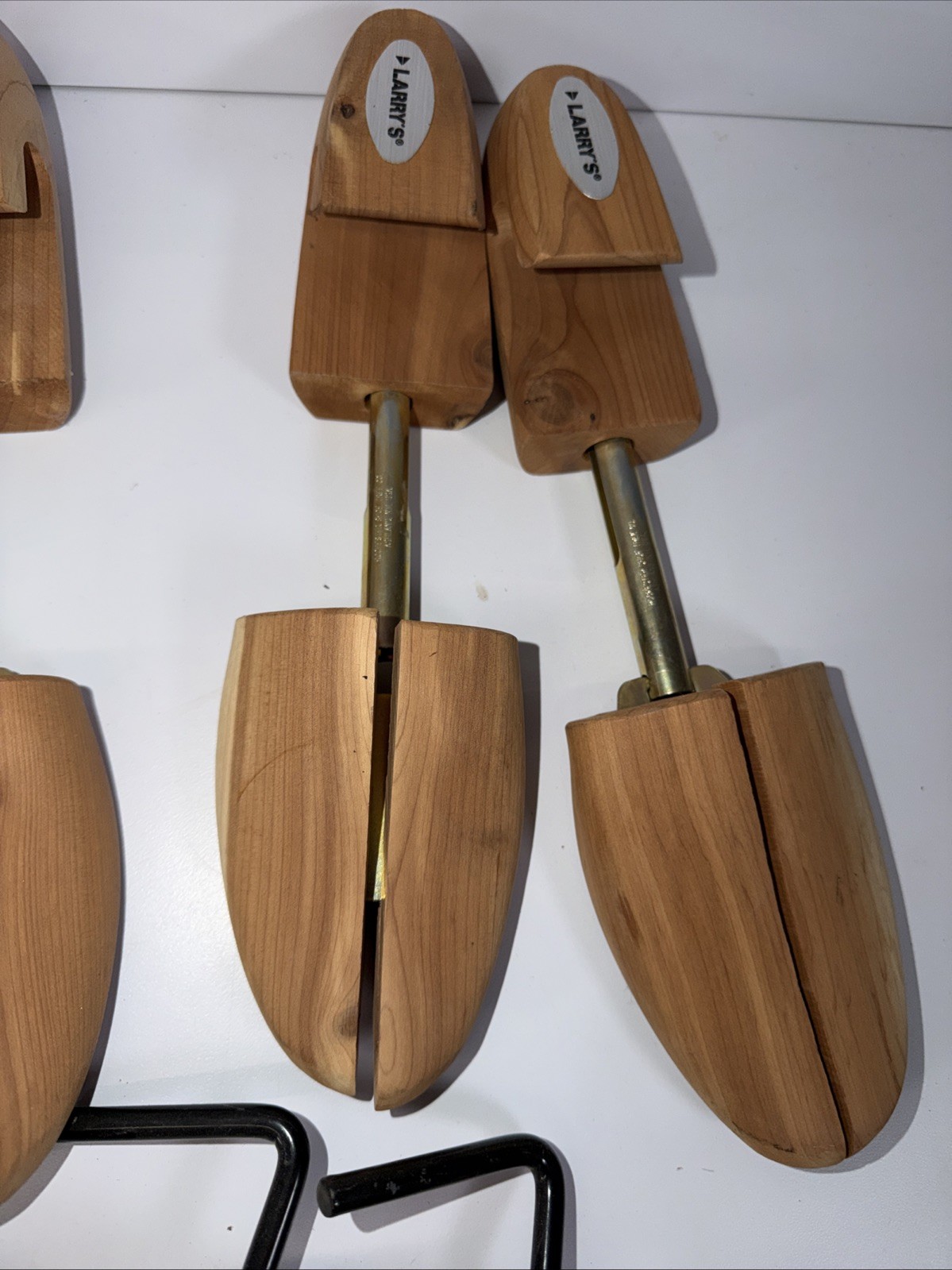 Lot 12 Pairs Cedar Shoe Trees Wood Adjustable Mens Women’s Larry’s + Others