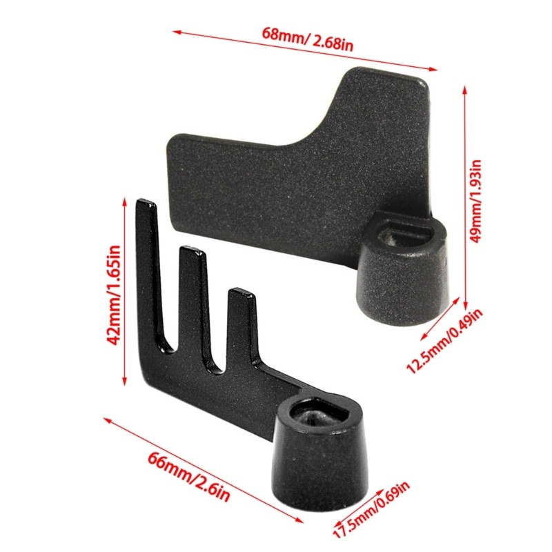 2 PCS Bread Maker Non-stick Kneading Metal Bread Machine Part Replacement