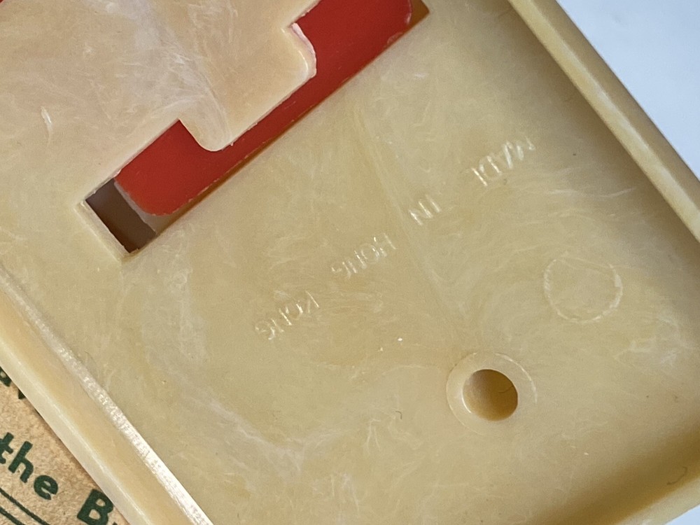 MCM Automatic Needle Threader with Instructions Vintage Sewing Notions Plastic