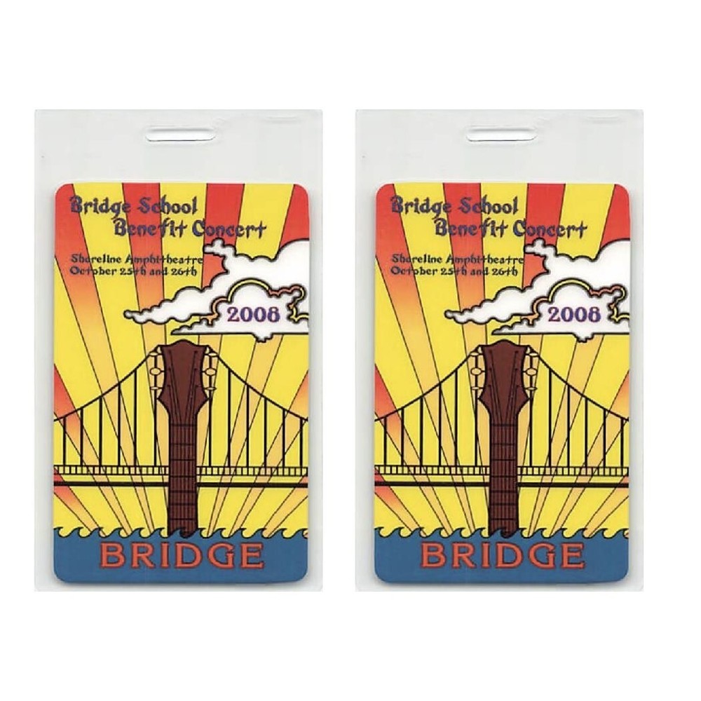 22nd Annual Bridge School Benefit Backstage Pass  2008 Bundle 5