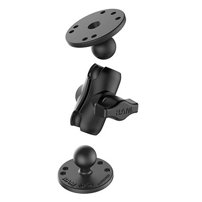 RAM-B-101U-A RAM Universal Double Ball Mount with Two Roun...