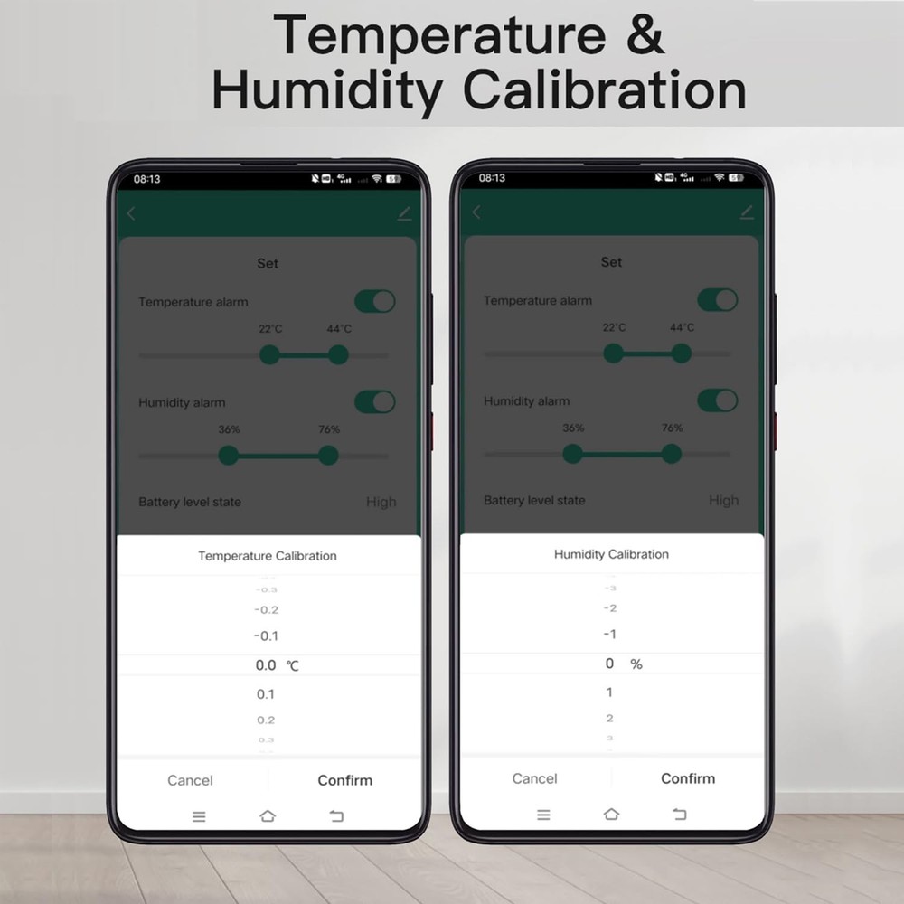 WiFi Hygrometer Thermometer Sensor: Wireless Smart Temperature Humidity Monit...