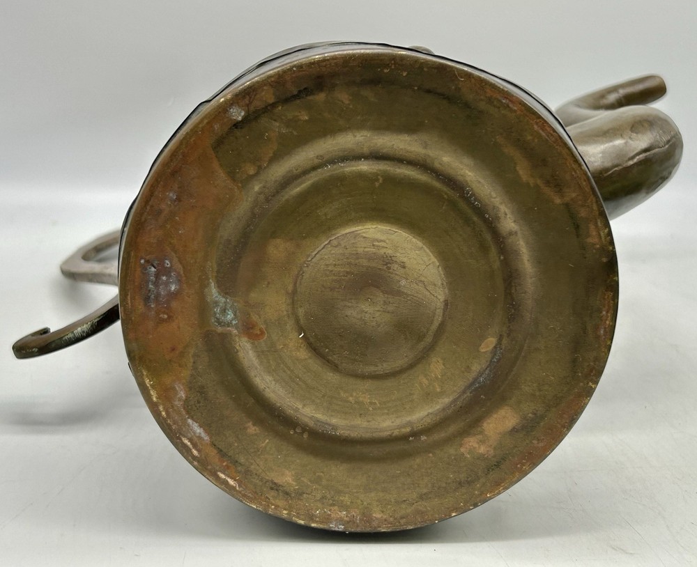 Large Moroccan Brass Copper Coffee Tea Pot