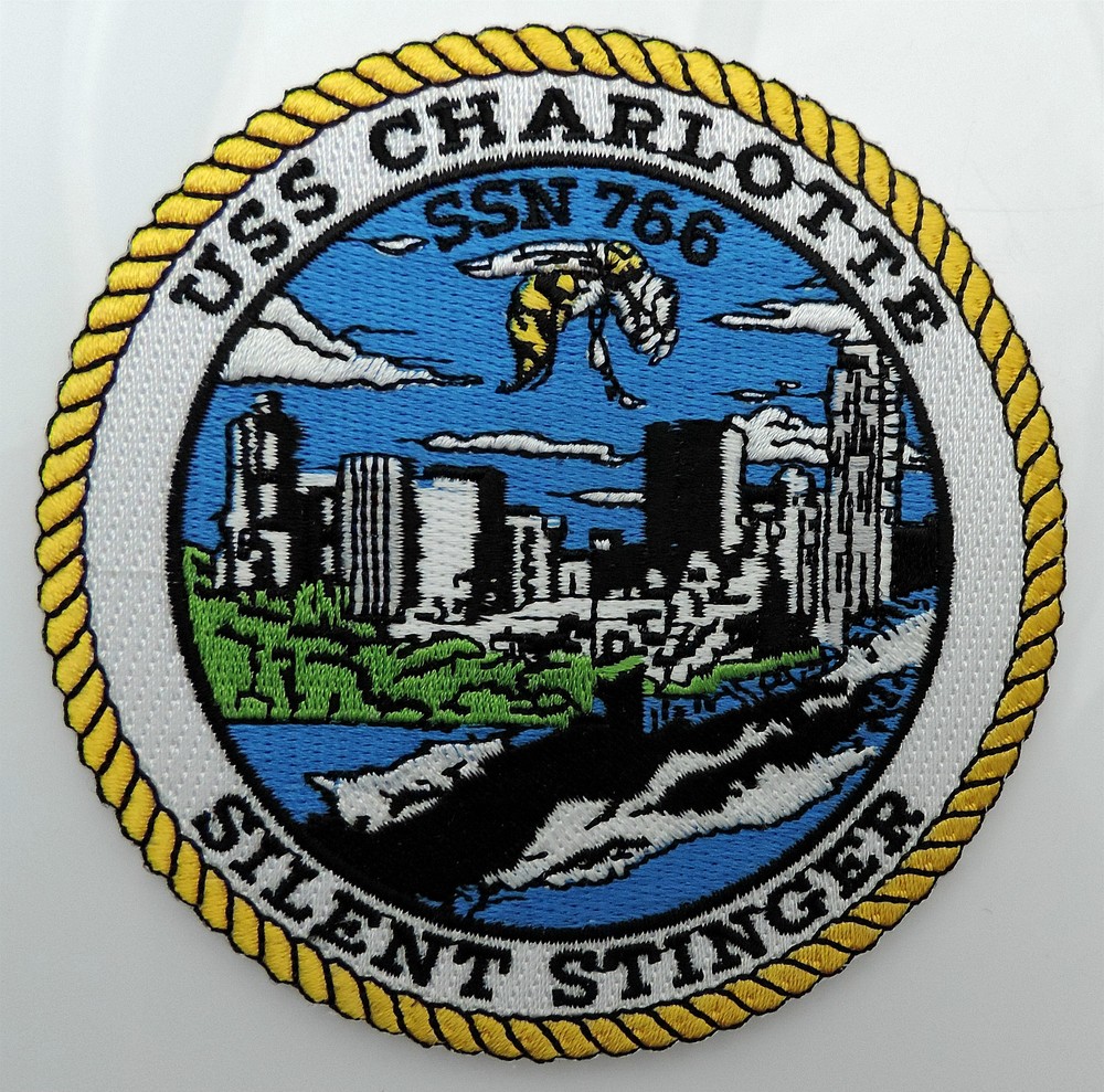 USS Charlotte SSN 766  Submarine Patch