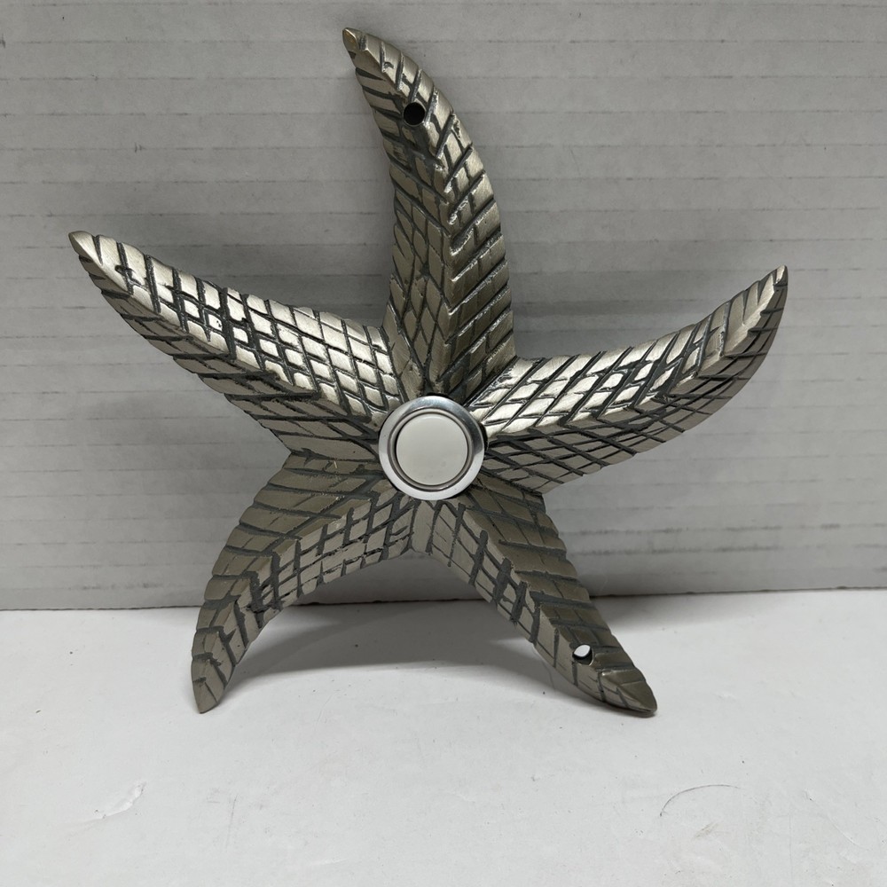 Silver Starfish Doorbell