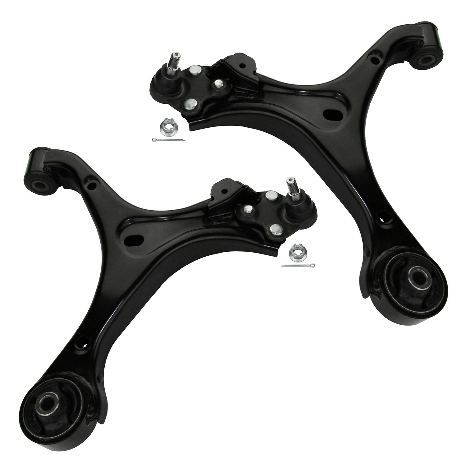 Front Lower Control Arms Sway Bars Tie Rods for 2012-2015 Honda Civic Acura ILX