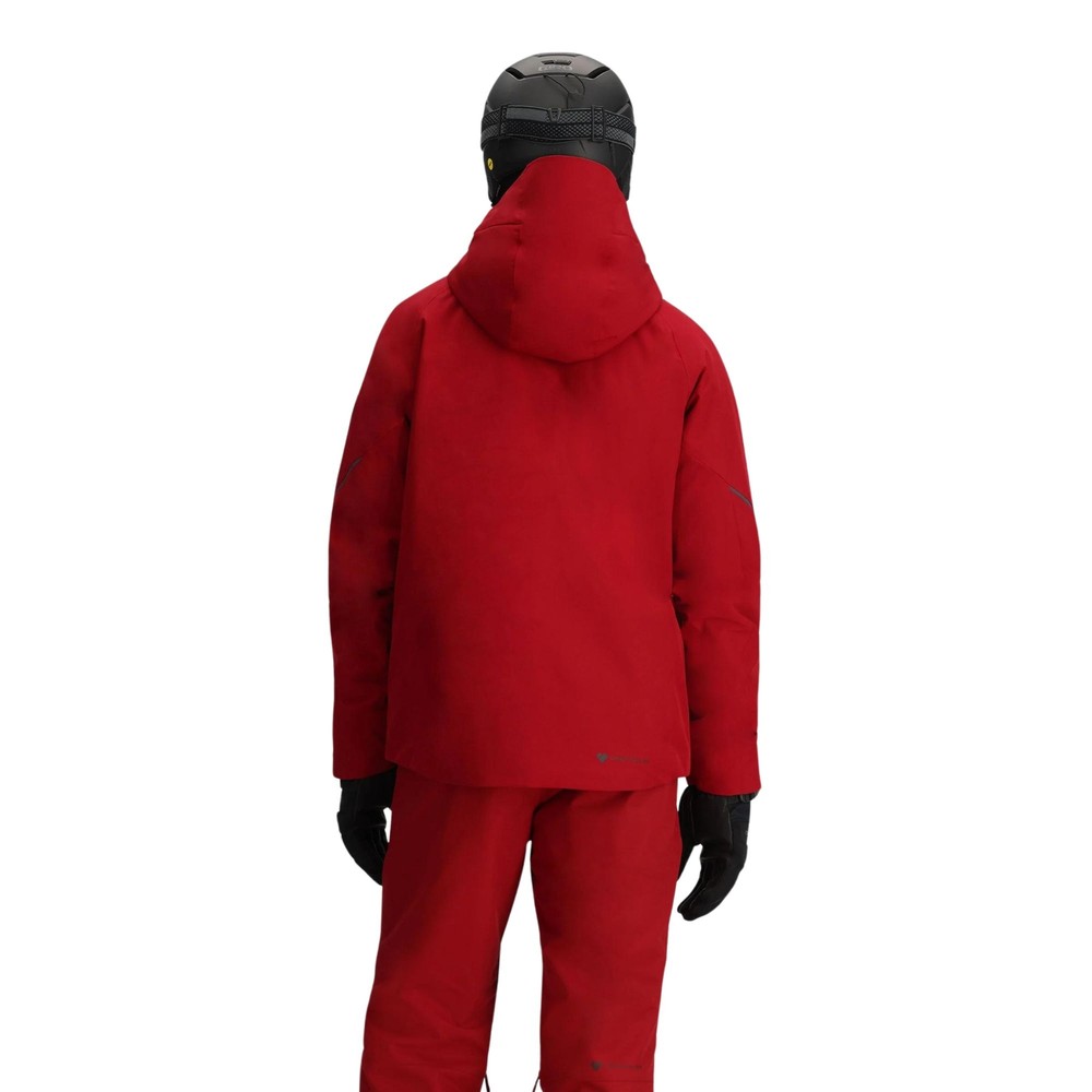 Obermeyer Raze Men's Winter Jacket, Rustic Red, Medium