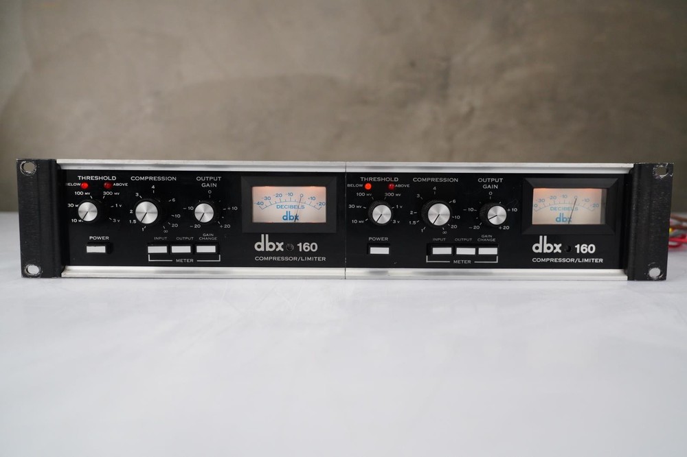 dbx 160VU Compressor Limiter Stereo Pair #59108