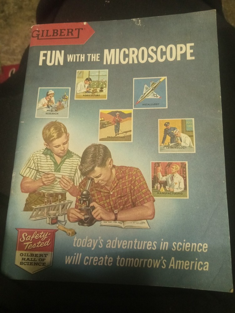 Fun With the Microscope 'Exploring the World..' 1938 by Gilbert book