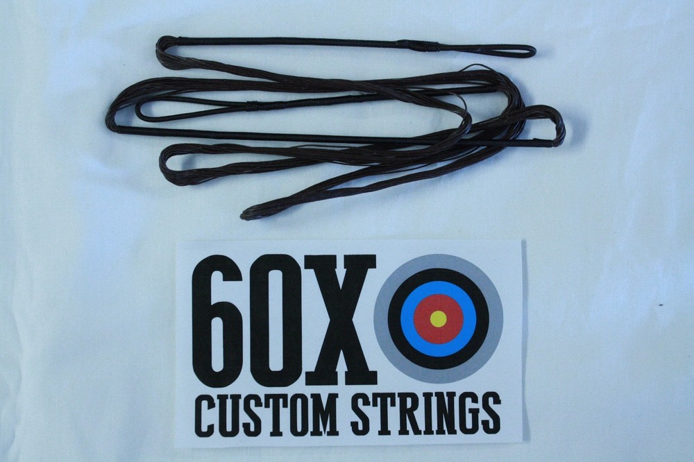 60X Custom Strings 59" Fast Flight Tan Recurve Bowstrings Bow String