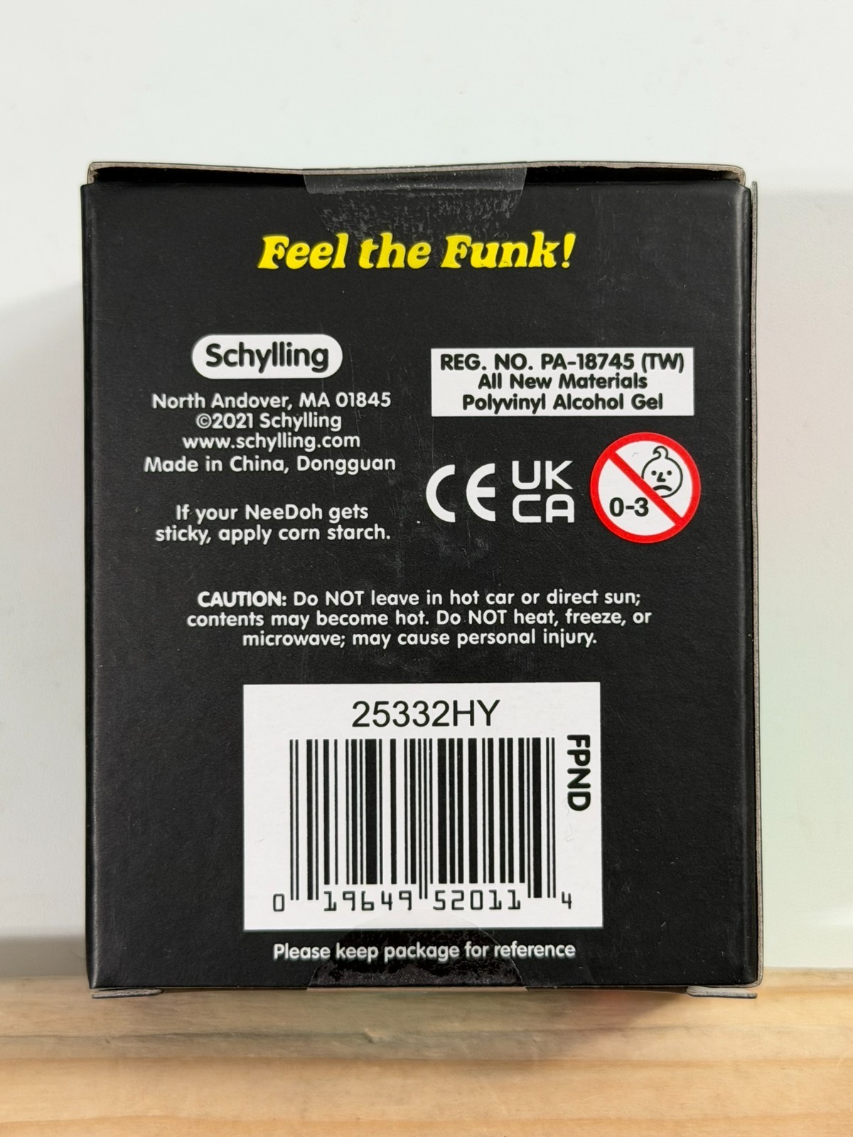 Nee Doh Funky Pup Purple Squeeze Ball Toy New Free Shipping