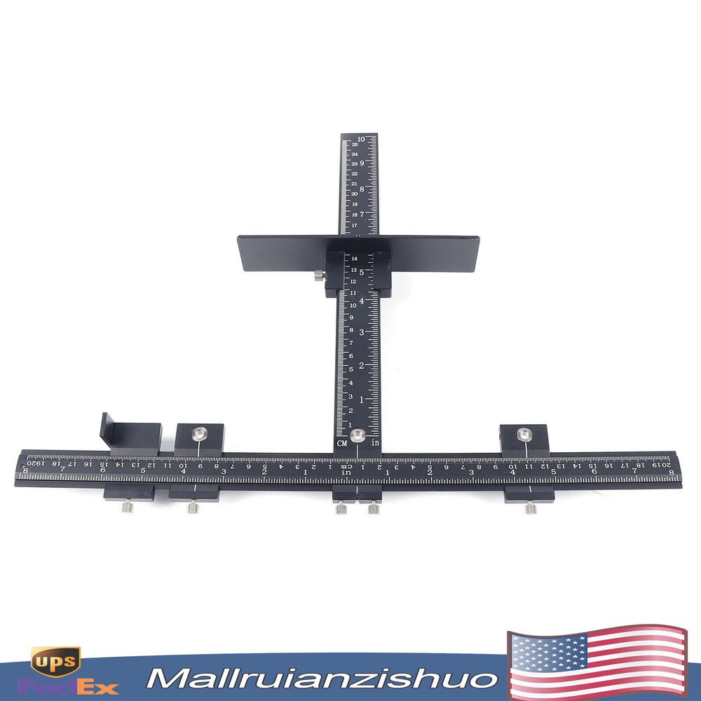 Cabinet Hardware Install Jig Tool Drawer Pull Handle Punch Locator Drill Guide