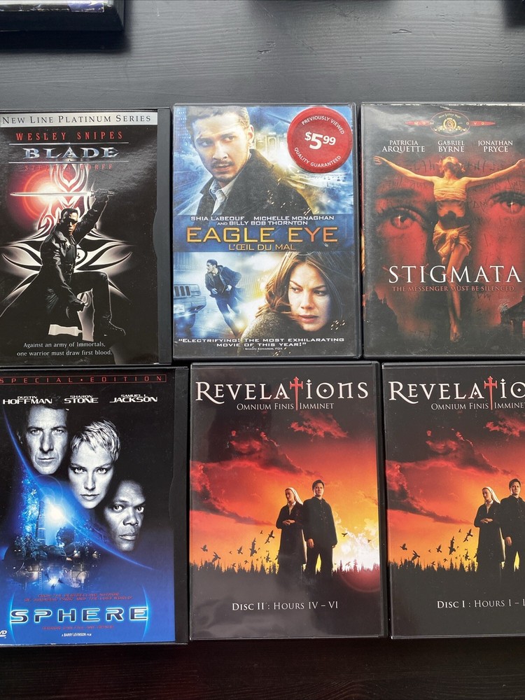 Films lot 6 pieces