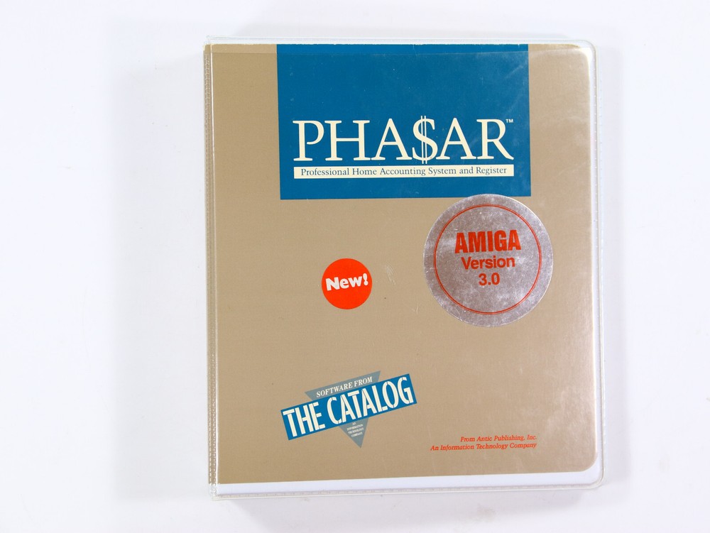 PHASAR for Commodore Amiga - Amiga Version 3.0 from Antic Publishing