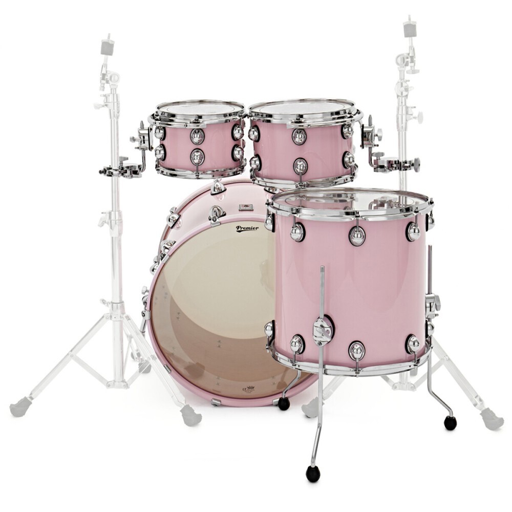 Premier Genista Maple 4PC 22" Pink Drum Shell Pack PGM22-4SPPIN