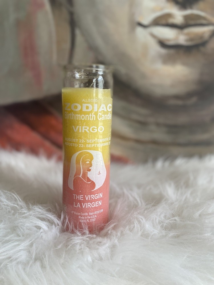 Virgo  zodiac candle