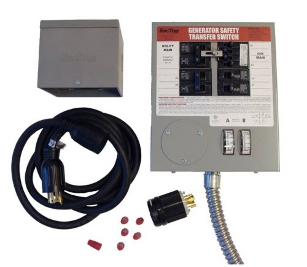 NEW GenTran Manual Transfer Switch Panel Kit 30A maximum, 10 circuits max 6 circ