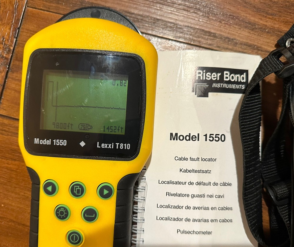 Riser Bond Model 1550/Lexxi T810 Compact Handheld TDR