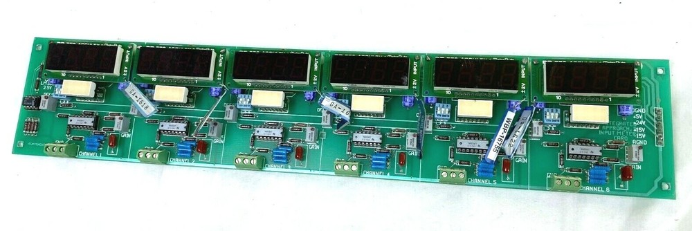 Integrated Approach Inc. Input Meter Card Acculex DP-650 30E97 Panel Meter Used