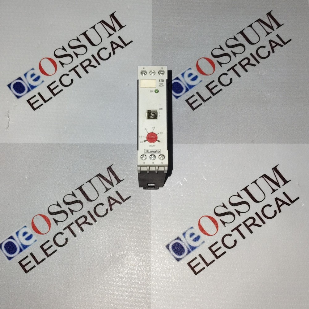 LOVATO 31ATD220 OFF DELAY TIMER RELAY VOLTAGE 220VAC FAST SHIPPING