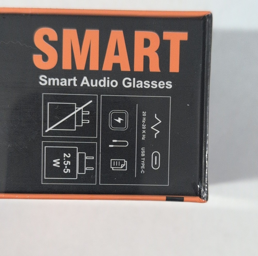 SMART Audio Glasses Wireless Bluetooth HiFi USB Type-C Charging