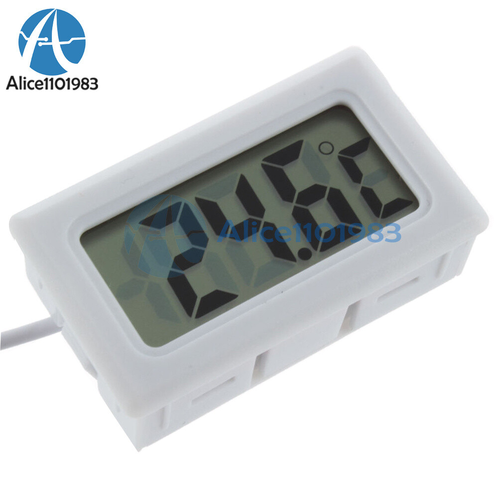 Digital LCD Temperature Meter Home Room Thermometer With 1m Sensor Probe